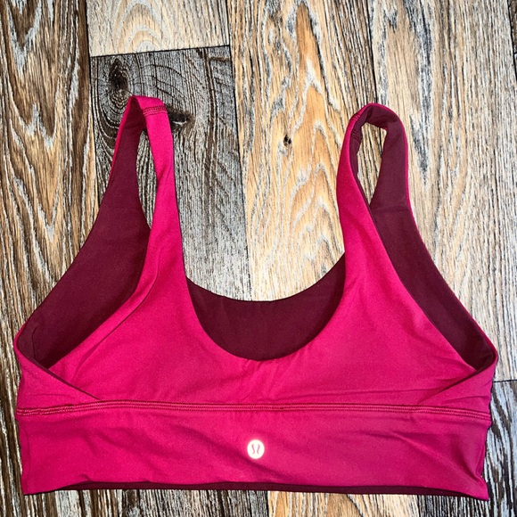 Lululemon Align Reversible Bra Light Support Pomegranate/Red Merlot - Picture 2 of 4